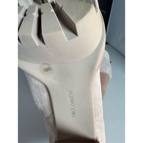 Vince Camuto Erinia Laceless Lug Sole‎ Booties Womens 11M Taupe Boho Fall Grunge - Picture 6 of 14